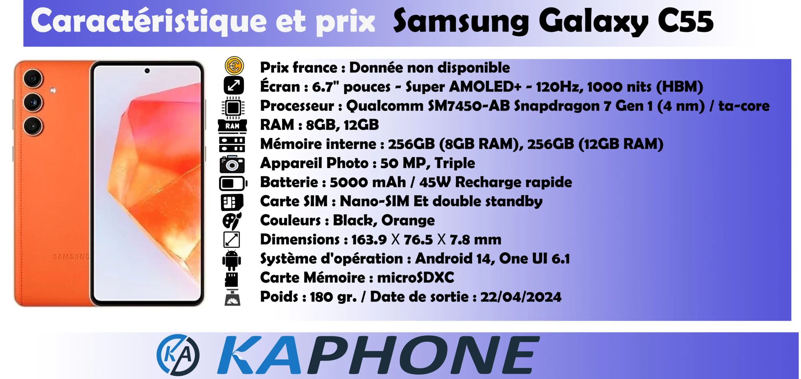 Samsung Galaxy C55
